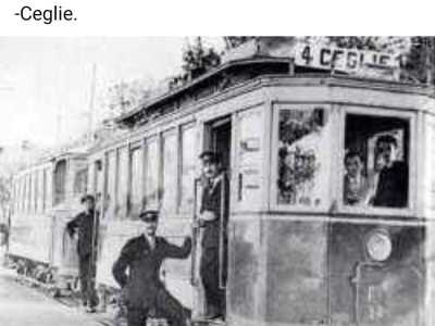 I mezzi erano molto confortevoli: una corsa costava 30 centesimi e vedeva i baresi occupare in ogni ordine di posto i sedili di velluto rossi all�interno dei tram dipinti di giallo fiammante